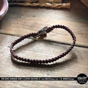 100% Hemp Bracelet - Adjustable - Handmade